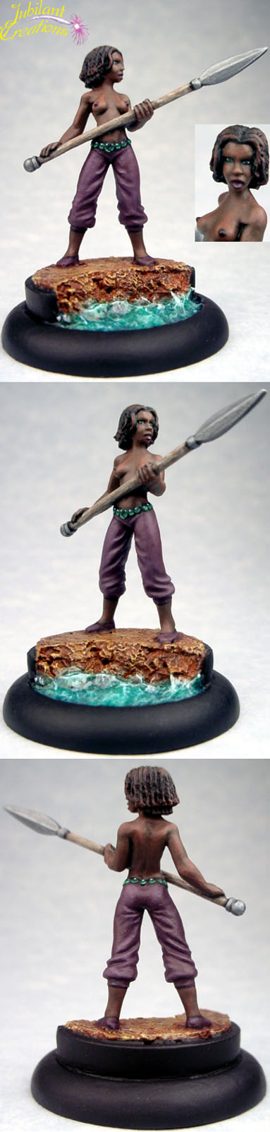 Image of Jubilee Paints Dark Flesh - Nubian With Two-handed Spear