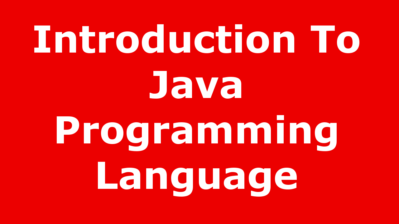 Image of Java Jargon - Intro To Java